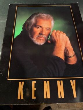 Vintage late 90s Kenny Rogers tour program